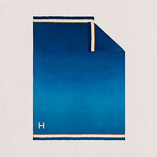 Altitude blanket - Blue | Hermès USA